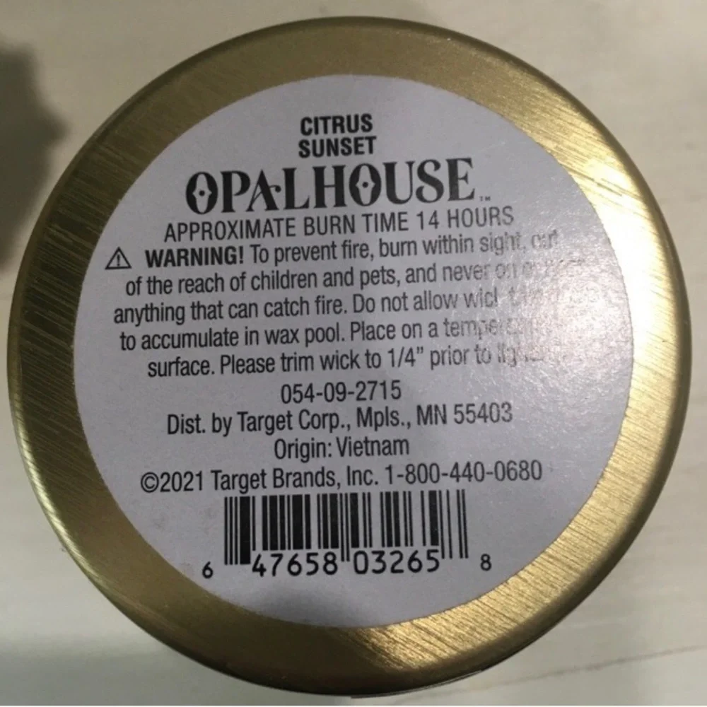 NWOB Citrus Sunset Soy Candle 4 oz.